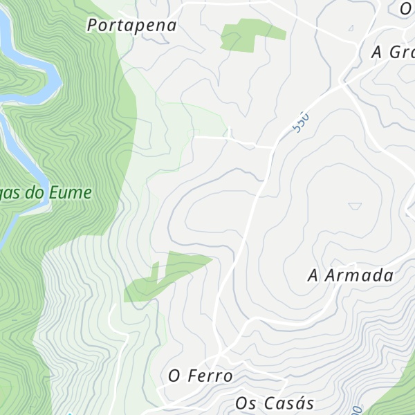 Map of Monte da Pena Furada