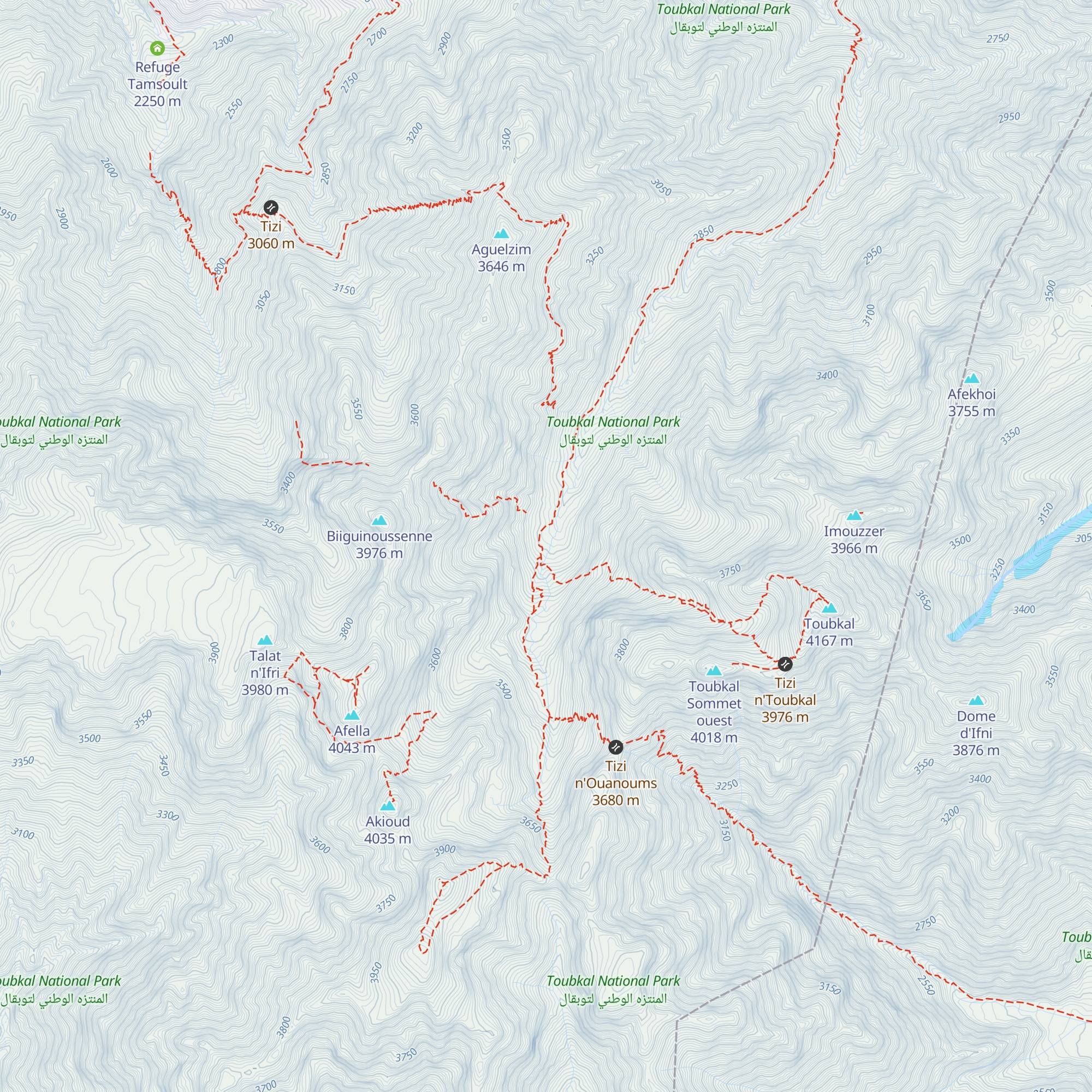 Refuge des Mouflons map
