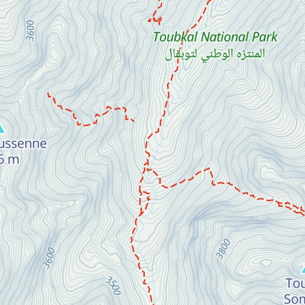 Map of Refuge des Mouflons