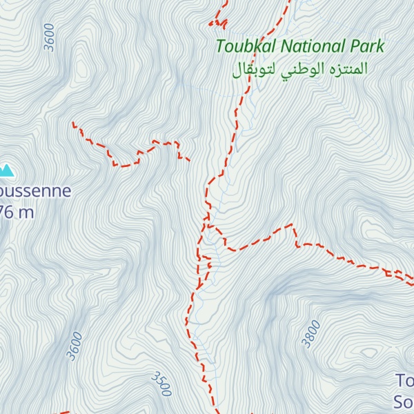 Map of Refuge Louis Neltner