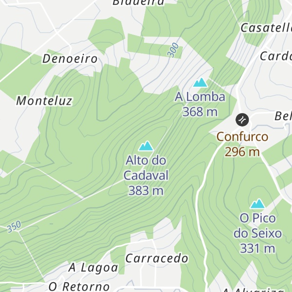 Map of Alto do Cadaval