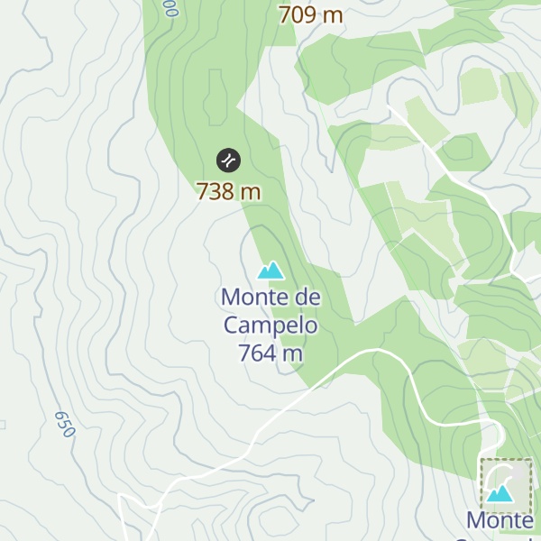 Map of Monte de Campelo