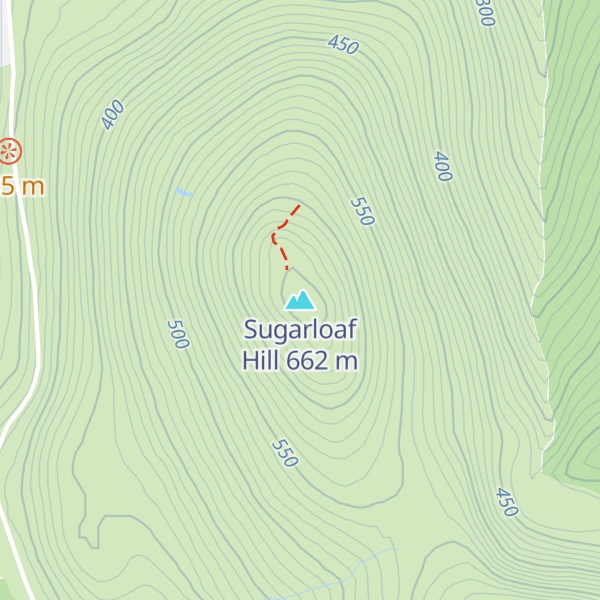 Map of Sugarloaf Hill