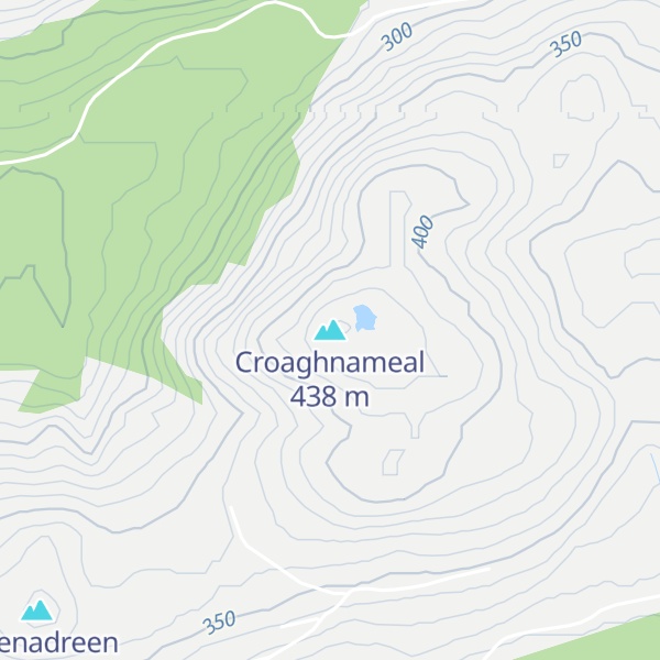 Map of Croaghnameal