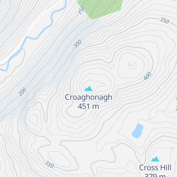 Map of Croaghonagh