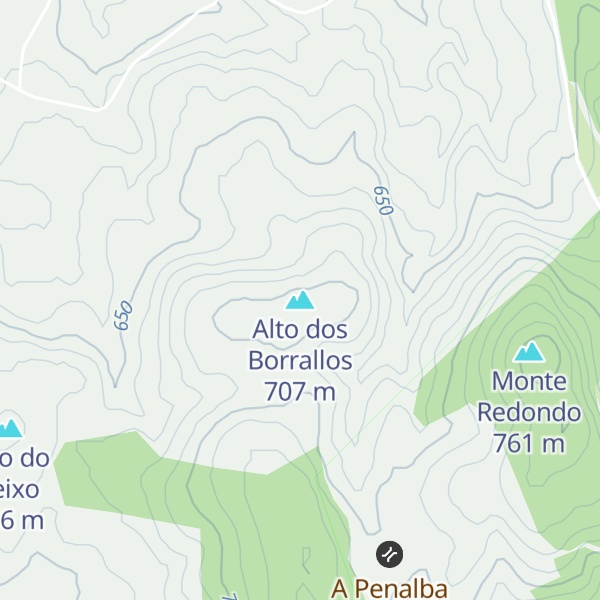 Map of Alto dos Borrallos