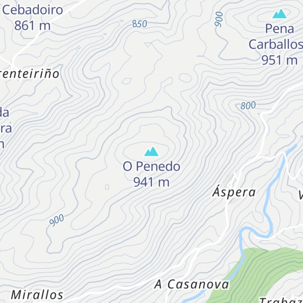 Map of O Penedo