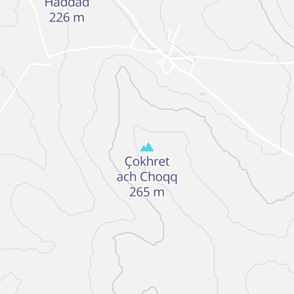 Map of Çokhret ach Choqq