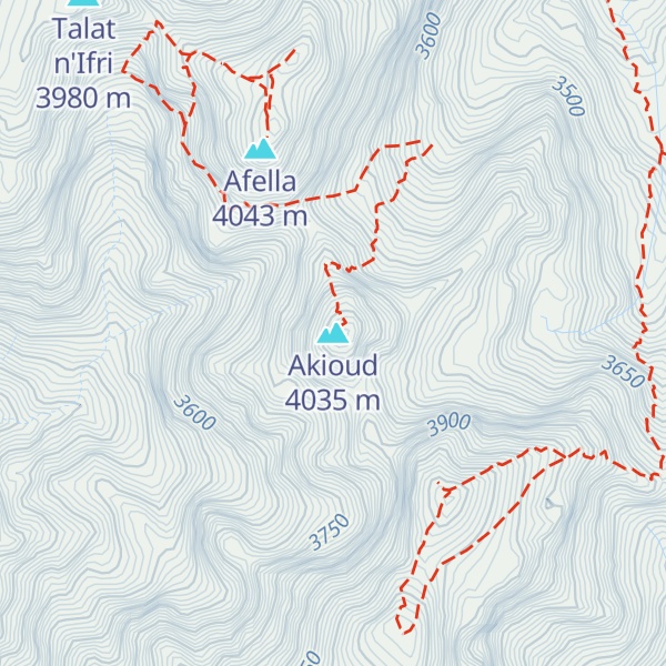 Map of Akioud
