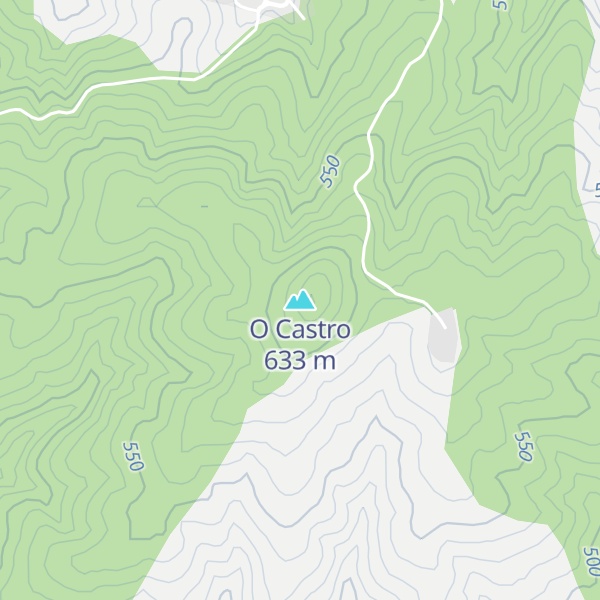 Map of O Castro