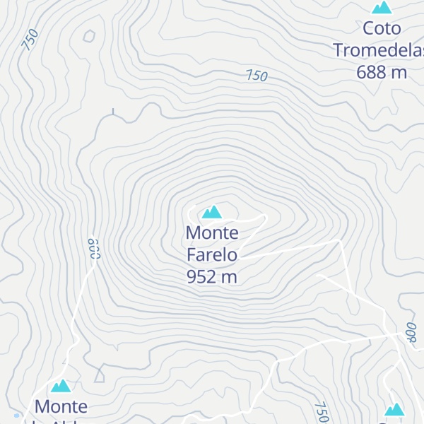 Map of Monte Farelo