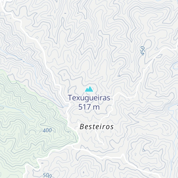 Map of Texugueiras