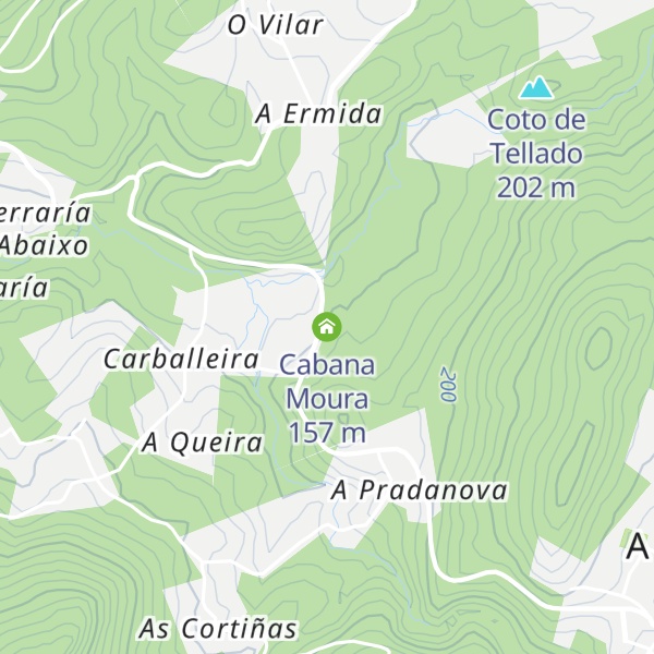Map of Cabana Moura