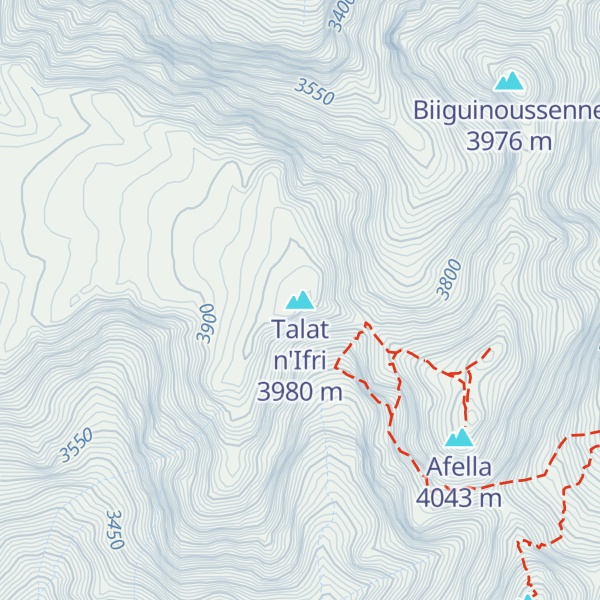 Map of Talat n'Ifri