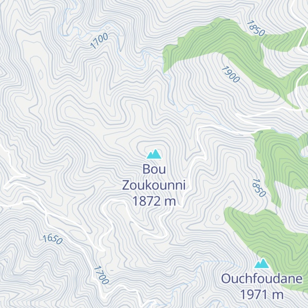 Map of Bou Zoukounni