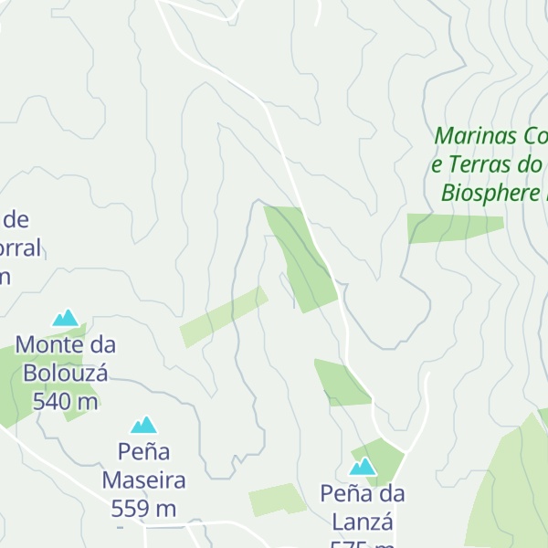 Map of Peña Uzal