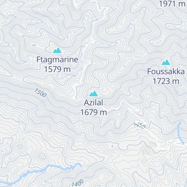 Map of Azilal