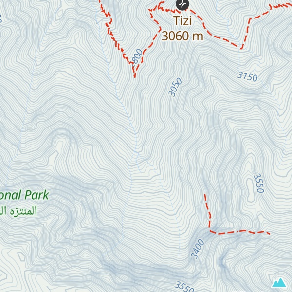 Map of Refuge Tazaghart