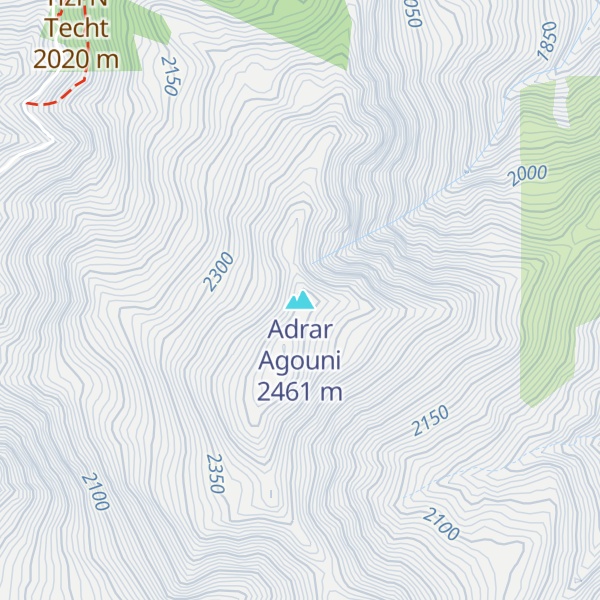 Map of Adrar Agouni