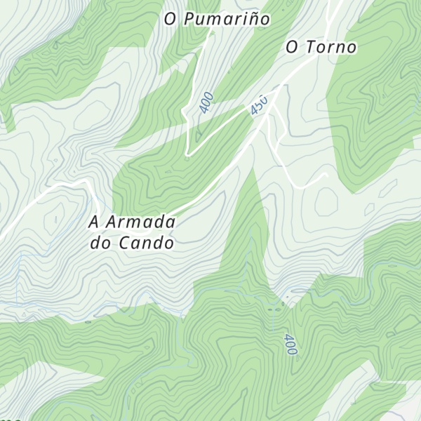 Map of As Penas