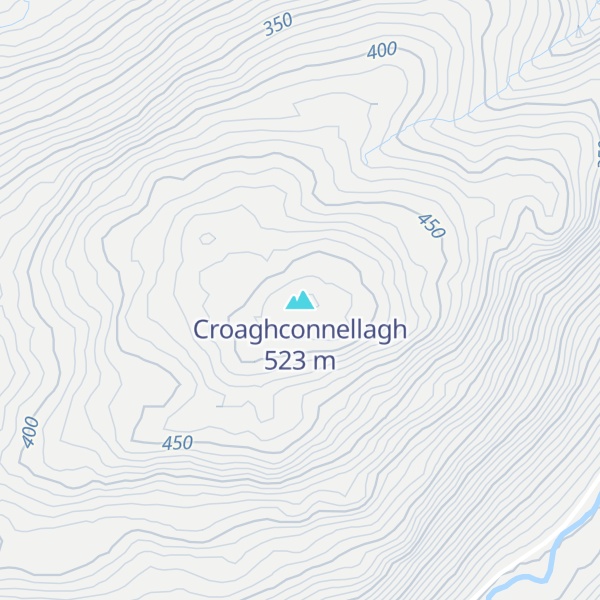 Map of Croaghconnellagh