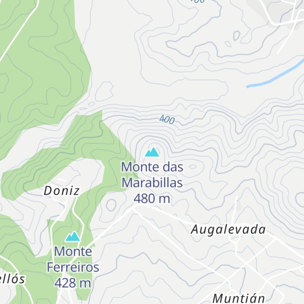 Map of Monte das Marabillas