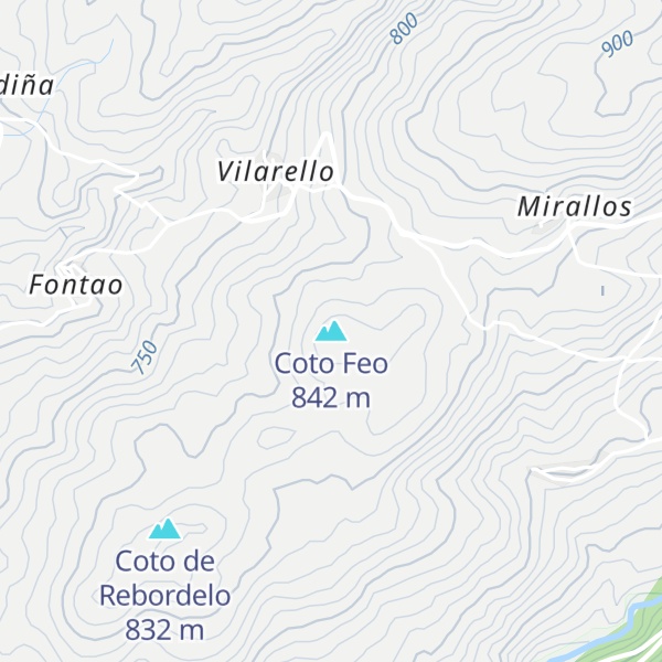 Map of Coto Feo