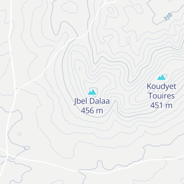 Map of Jbel Dalaa