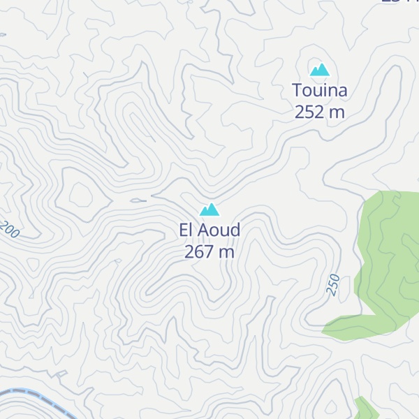 Map of El Aoud