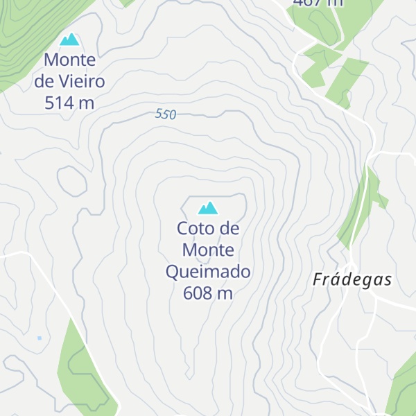 Map of Coto de Monte Queimado