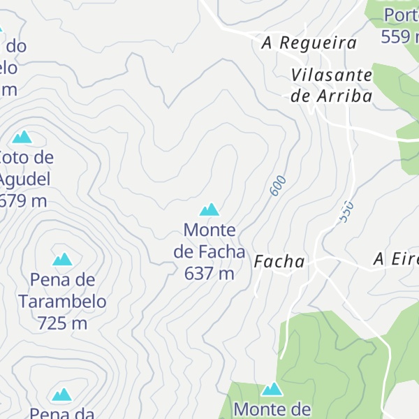 Map of Monte de Facha