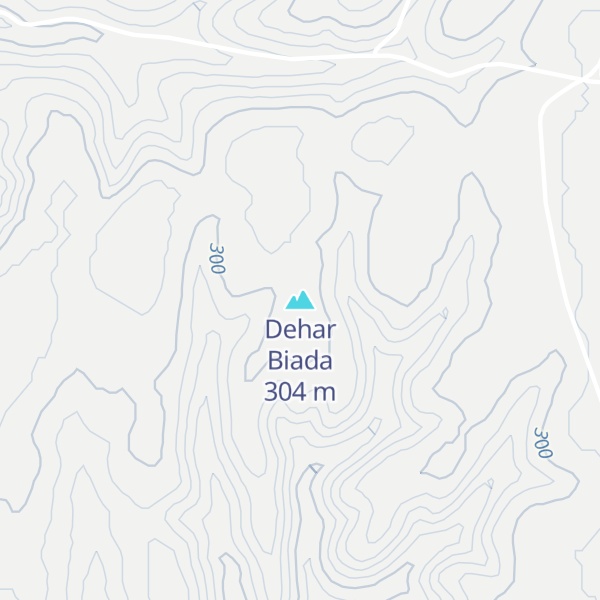 Map of Dehar Biada