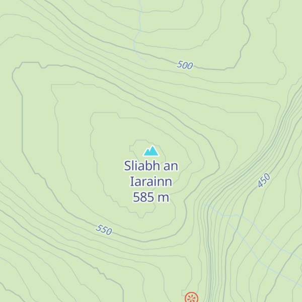 Map of Sliabh an Iarainn