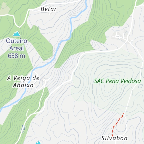 Map of Pena Vella