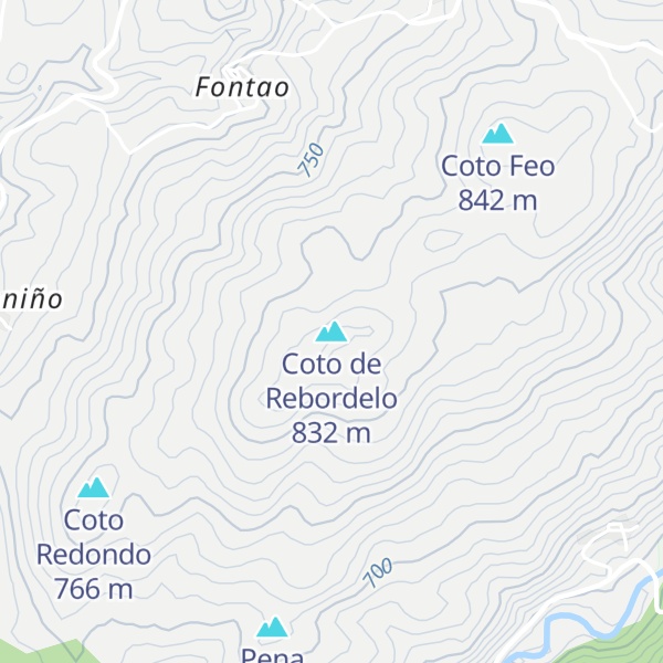 Map of Coto de Rebordelo