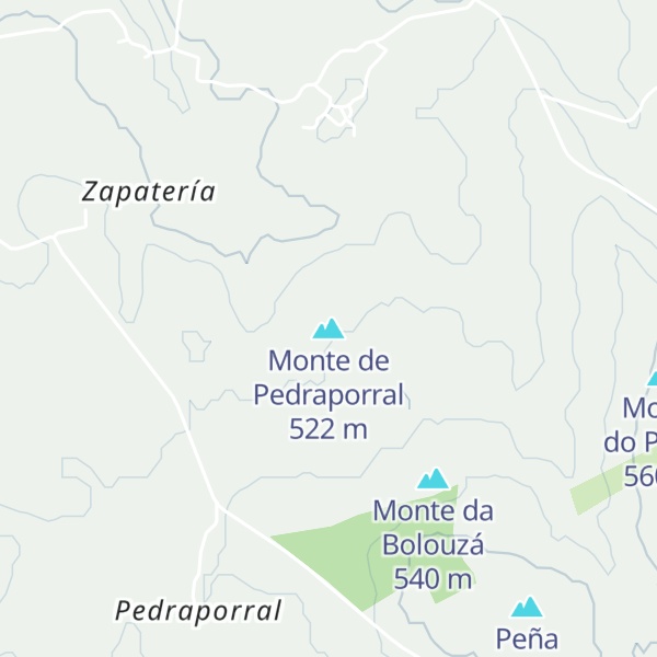 Map of Monte de Pedraporral