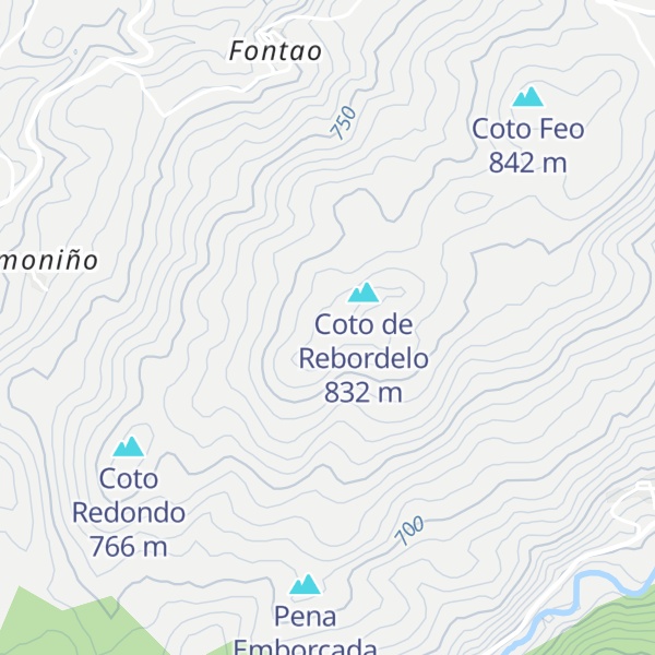 Map of Penedo de Cuncás