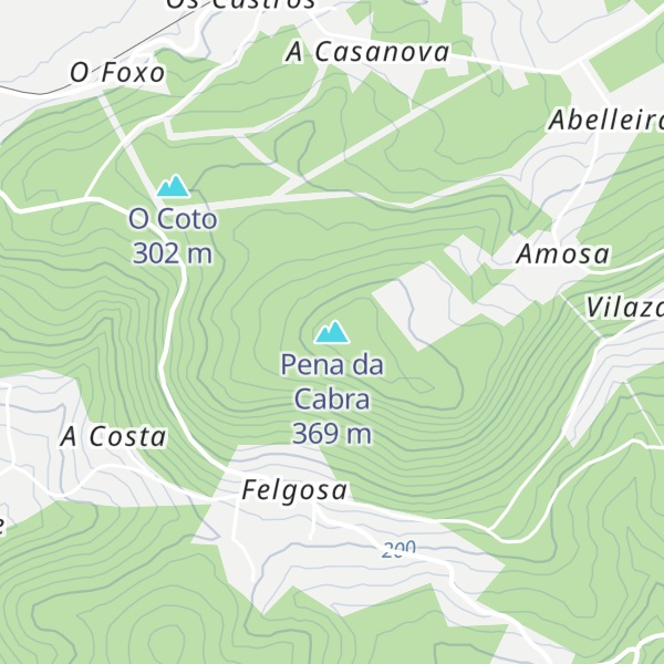 Map of Pena da Cabra