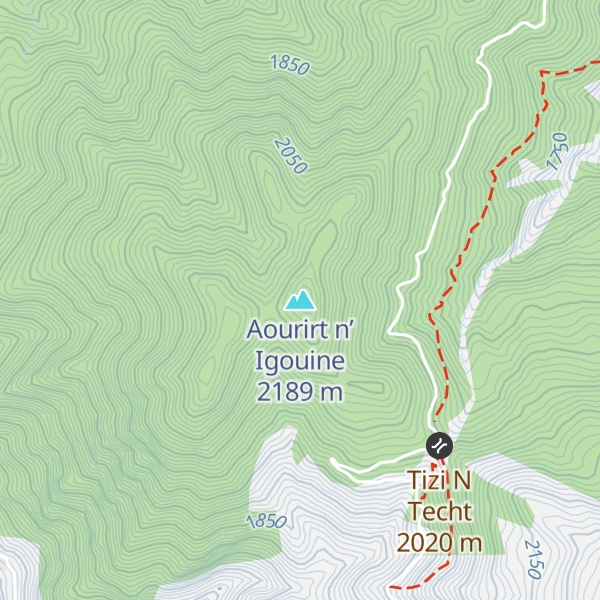 Map of Aourirt n’ Igouine