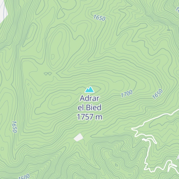 Map of Adrar el Bied