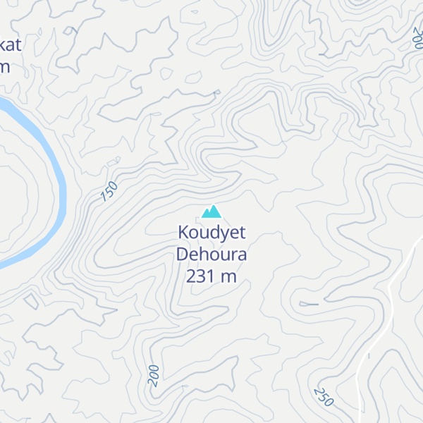 Map of Koudyet Dehoura