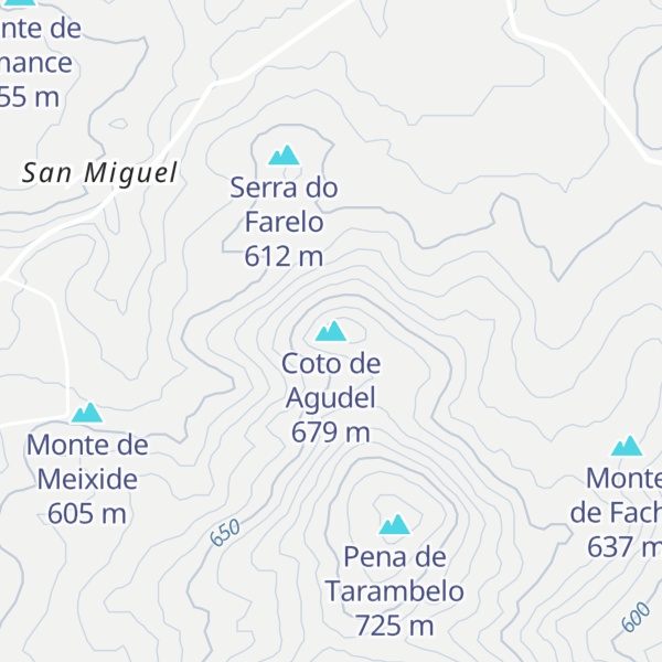 Map of Coto de Agudel