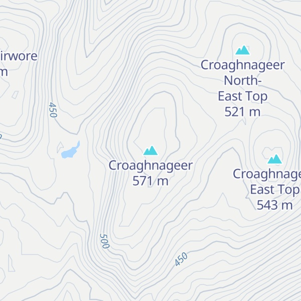 Map of Croaghnageer