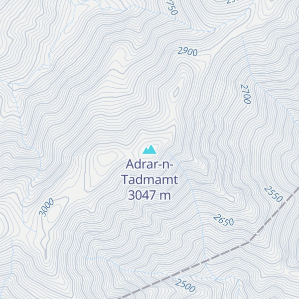 Map of Adrar-n-Tadmamt