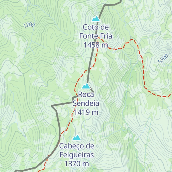 Map of Roca Sendeia