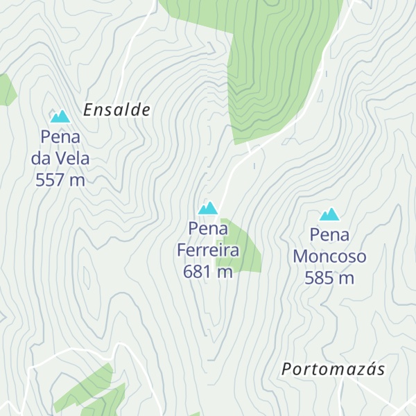 Map of Pena Ferreira