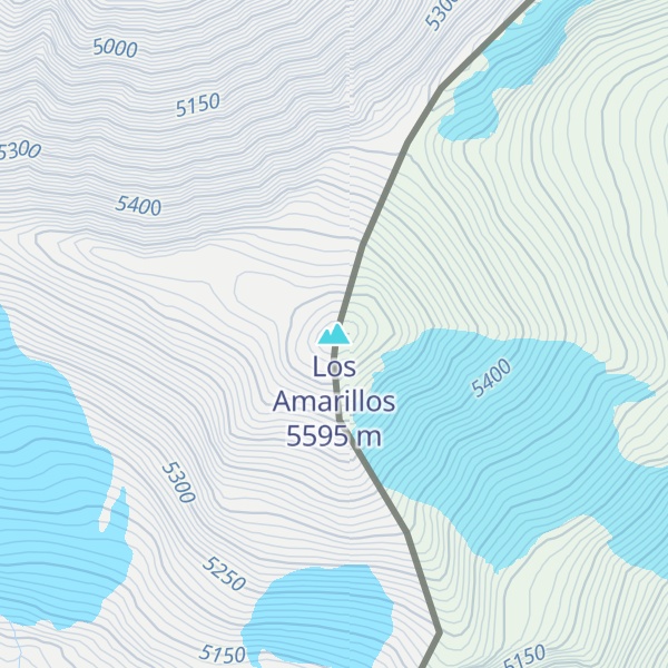 Map of Los Amarillos