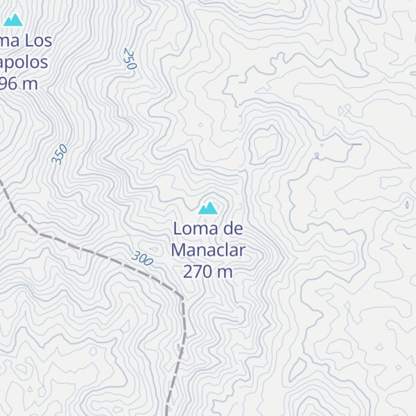 Map of Loma de Manaclar