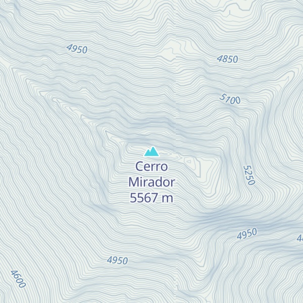 Map of Cerro Mirador