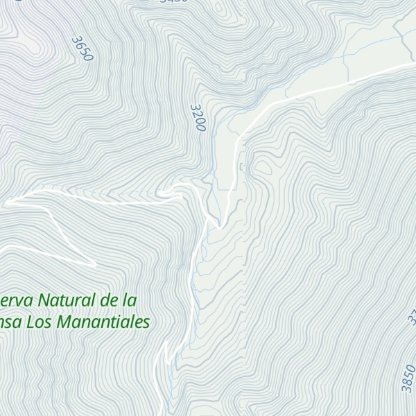 Map of Refugio Laguna Blanca